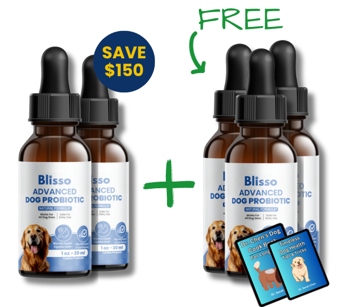 5x Blisso Advanced Dog Probiotic (Buy 2 Get 3 Free)